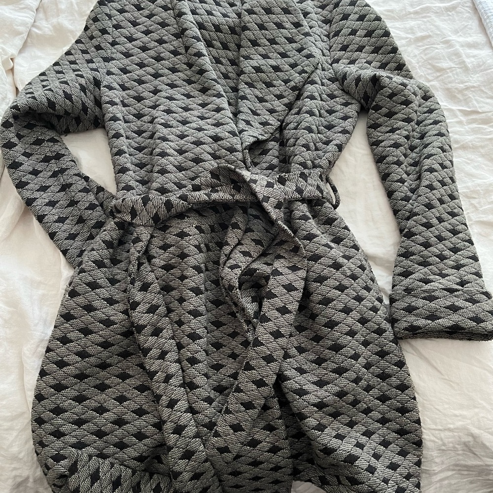 Belted sweater/throw
